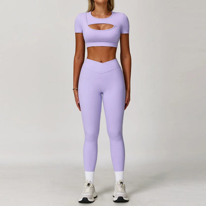 Women’s 2-Piece Sports Skirt Set – Quick-Dry Gym & Yoga Outfit